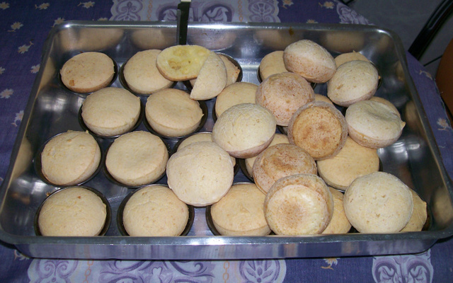 Pão de queijo no liquidificador