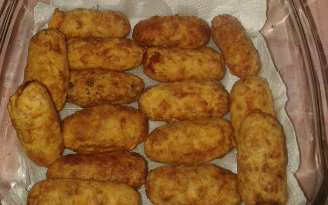 Croquete de proteína de soja