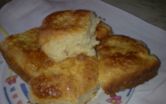 Pão de batata recheado