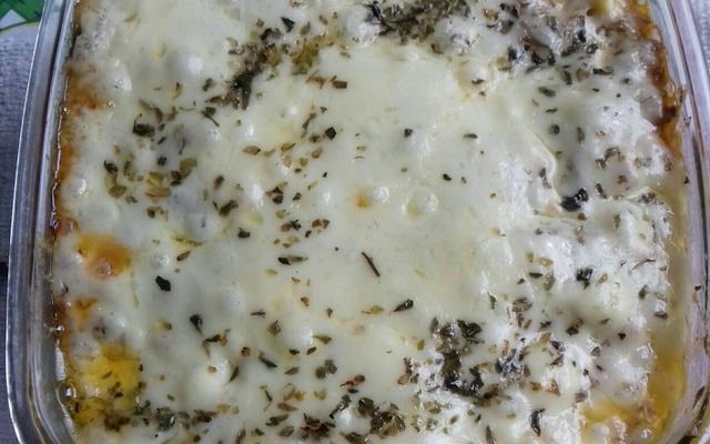 Lasanha de carne moída pratica