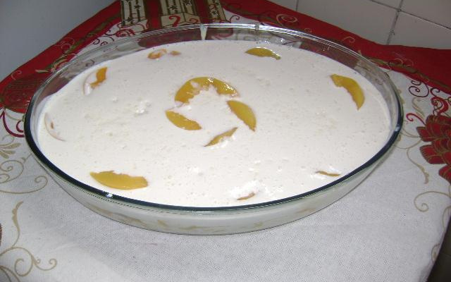 Pavê de creme da Solange