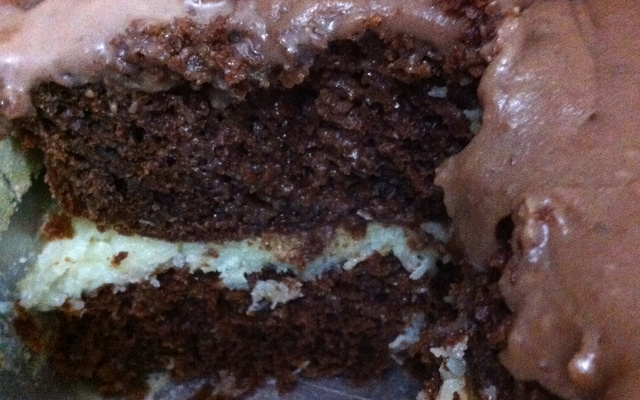 Bolo de chocolate cremoso