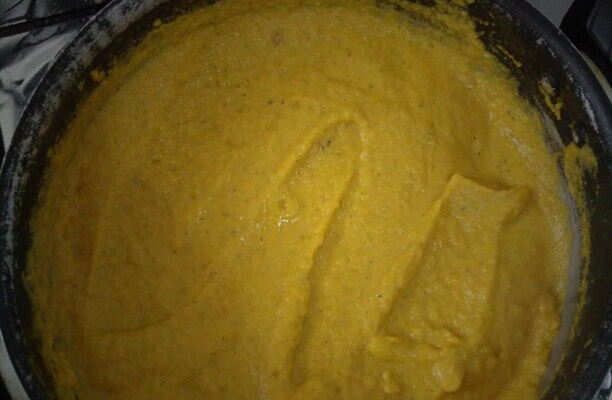 Purê cremoso de cenoura