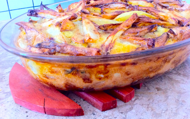 Pirarucu seco ao forno