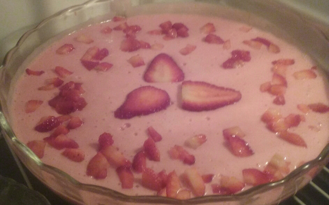 Mousse de morango