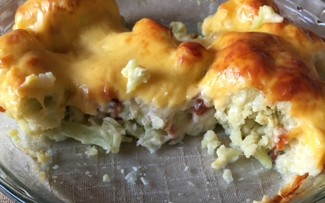 Couve-flor com molho branco