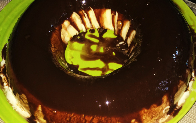 Pudim de sorvete delicioso