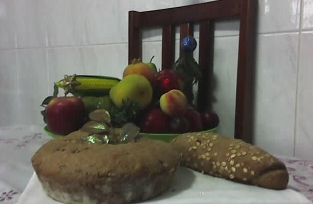 Pão Integral com Grãos e Passas