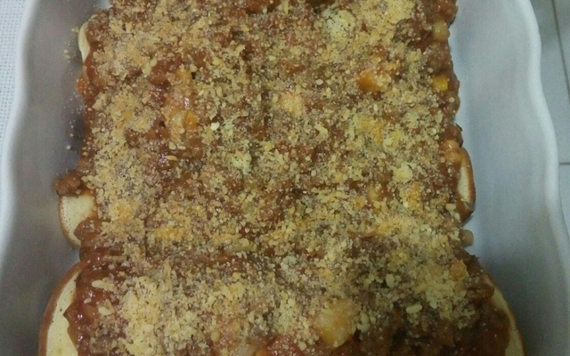 Massa panqueca com creme de leite