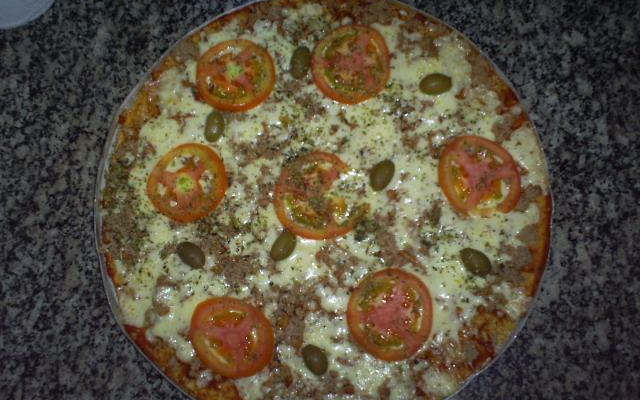 Massa de pizza de arroz