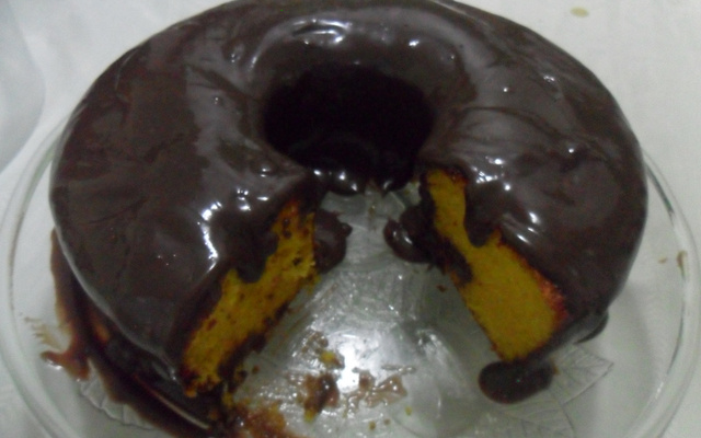 Cobertura de chocolate para bolos