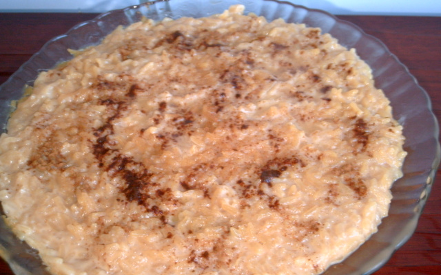 Arroz doce com amendoim