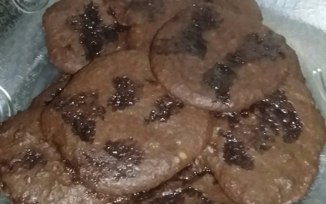 Biscoito de chocolate simples