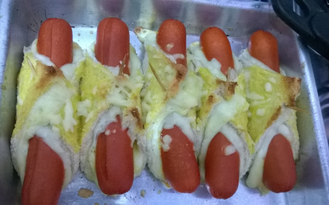 Enrolado de salsicha