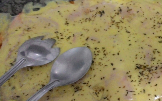 Batata de forno com frango rápida