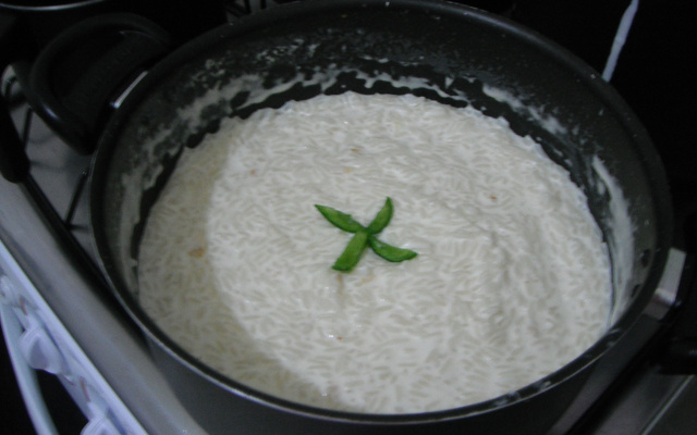 Arroz de leite nordestino (salgado)