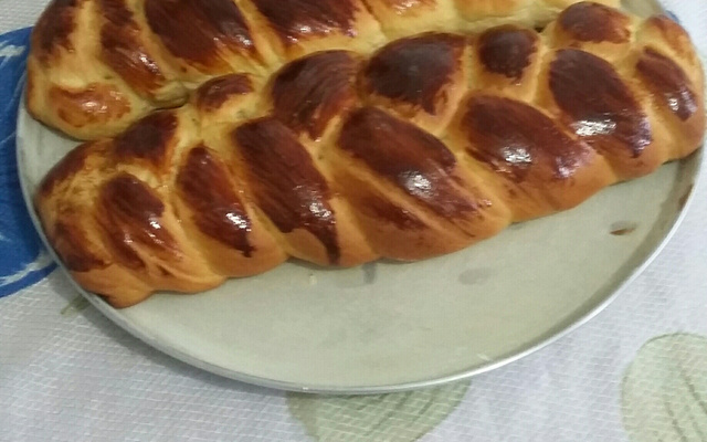 Pão caseiro simples (pão sovado)