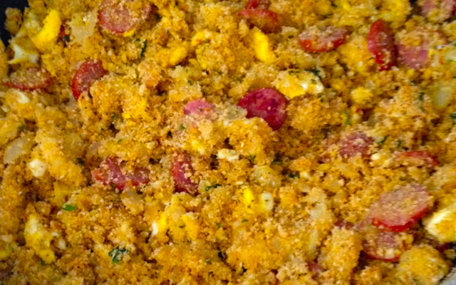 Farofa de banana rápida da Juju