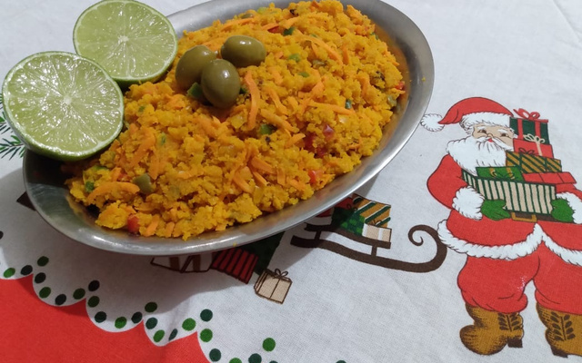 Farofa molhada e gelada