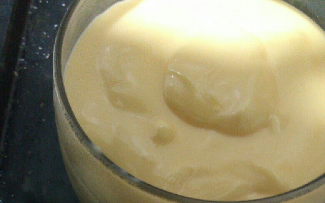 Mousse com suco em pó