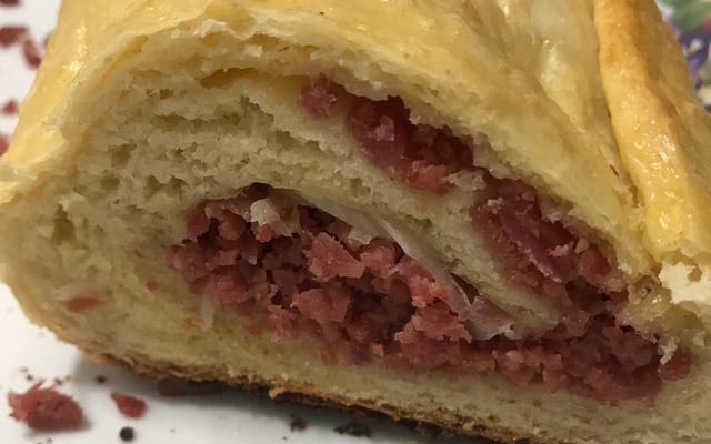 Pão de calabresa e queijo