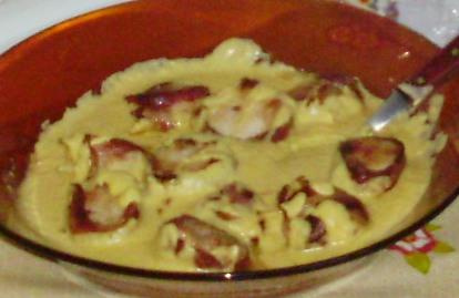 Medalhão de frango ao molho de milho