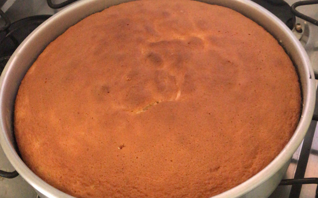 Bolo cremoso de milho