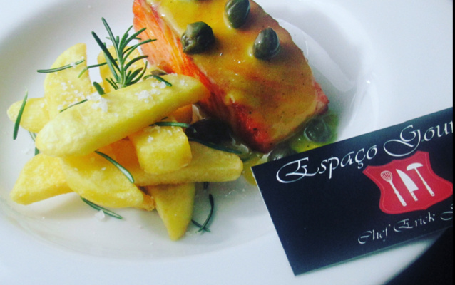 Salmão à moda do chef