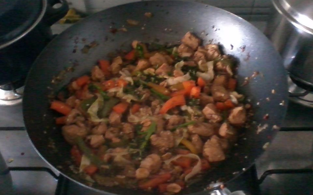 Frango xadrez da Sabrina