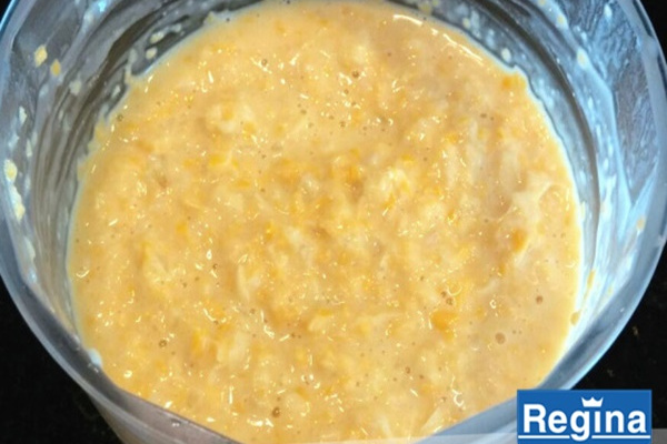 Creme de milho e queijos Regina