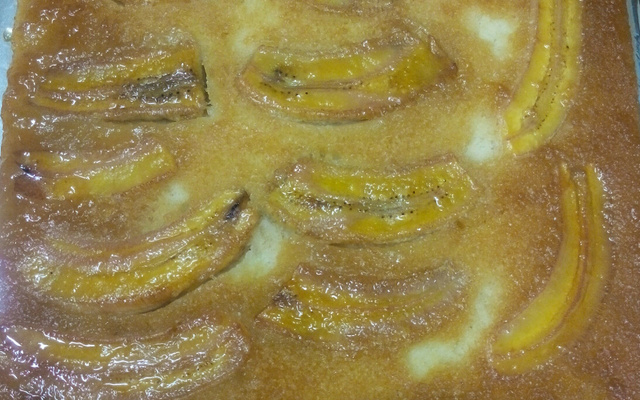 Bolo fofinho de banana