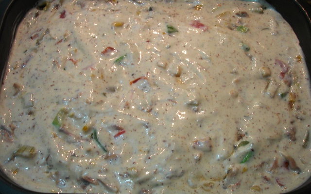 Torta da sobra (frango ensopado com legumes)