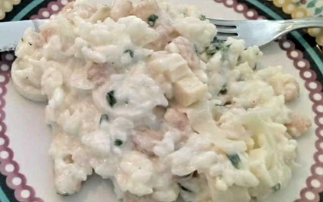 Risoto de camarão