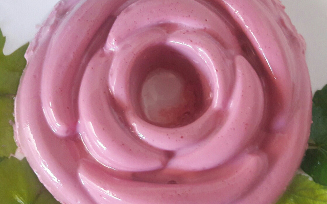 Pudim de vinho sem ovo