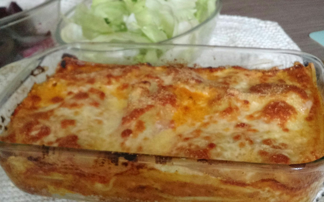 Massa de lasanha caseira