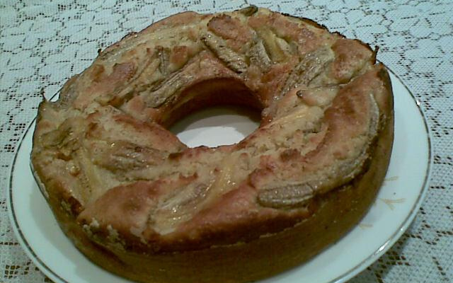 Bolo de banana fácil sem liquidificador