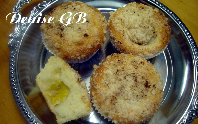 Cupcakes de laranja com banana