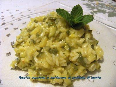 Risoto de abrobrinha italiana