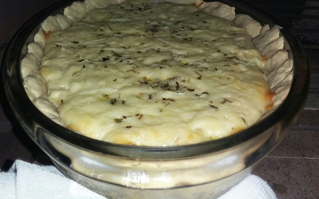 Quiche de alho poró