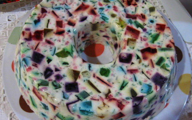 Mosaico de gelatina