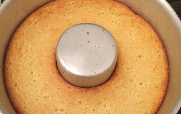 Bolo de tapioca granulada