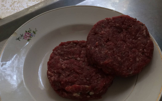 Hambúrguer recheado da Ju