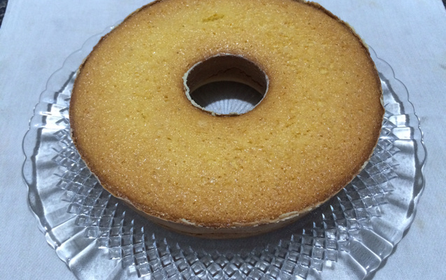 Bolo de milho no liquidificador