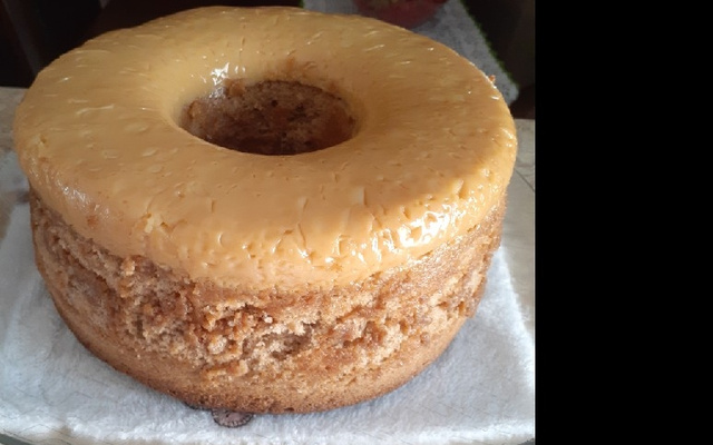 Bolo de churros invertido