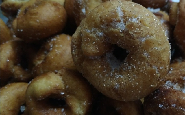 Rosquinha frita super fácil para o café