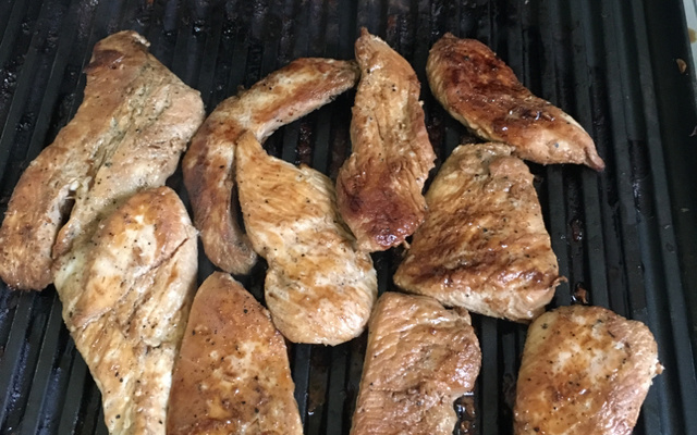 Frango com shoyu grelhado