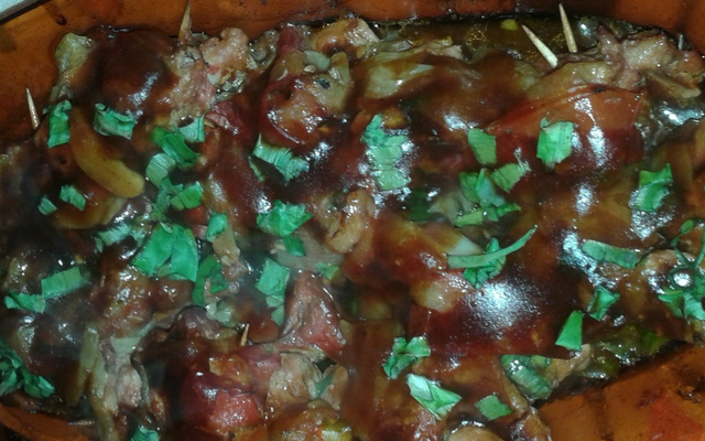 Bife de pernil a rolé