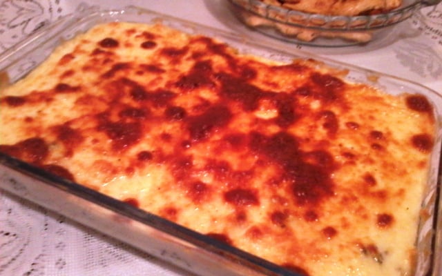 Couve-flor gratinada