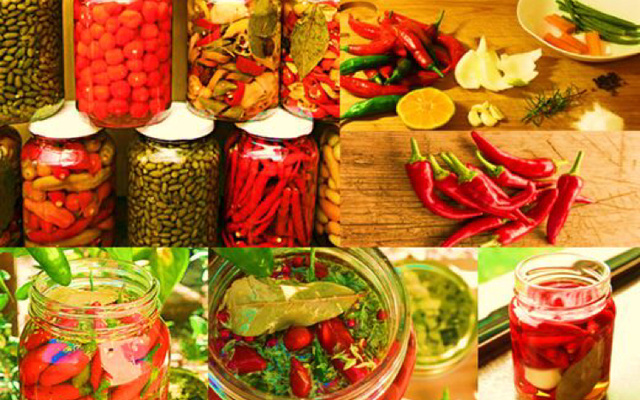 Conserva de pimenta com limão