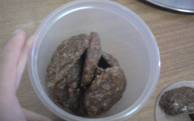 Cookies integrais de banana, aveia e castanha